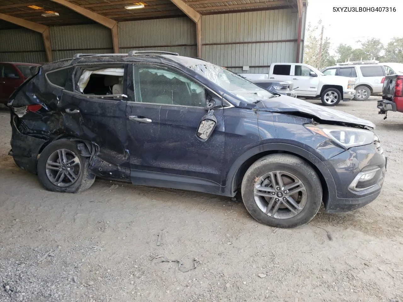 5XYZU3LB0HG407316 2017 Hyundai Santa Fe Sport