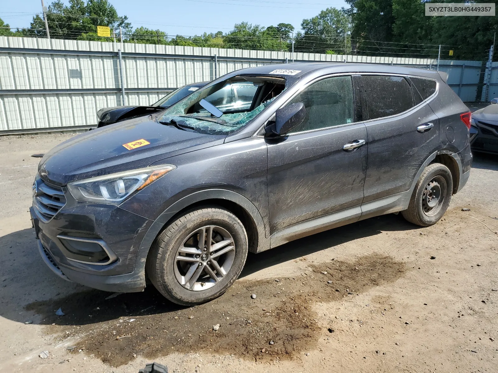 2017 Hyundai Santa Fe Sport VIN: 5XYZT3LB0HG449357 Lot: 63136164