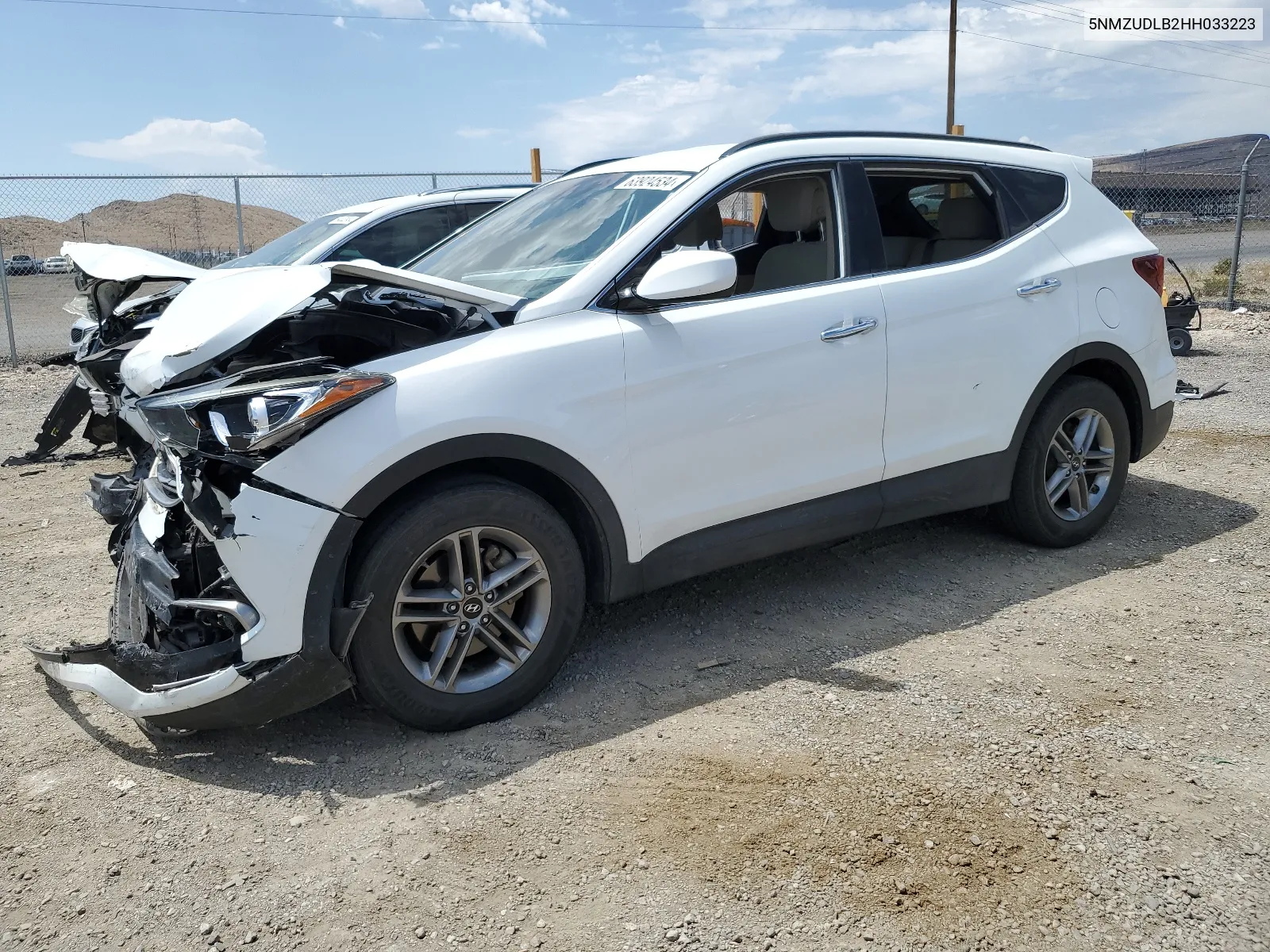 2017 Hyundai Santa Fe Sport VIN: 5NMZUDLB2HH033223 Lot: 63924534