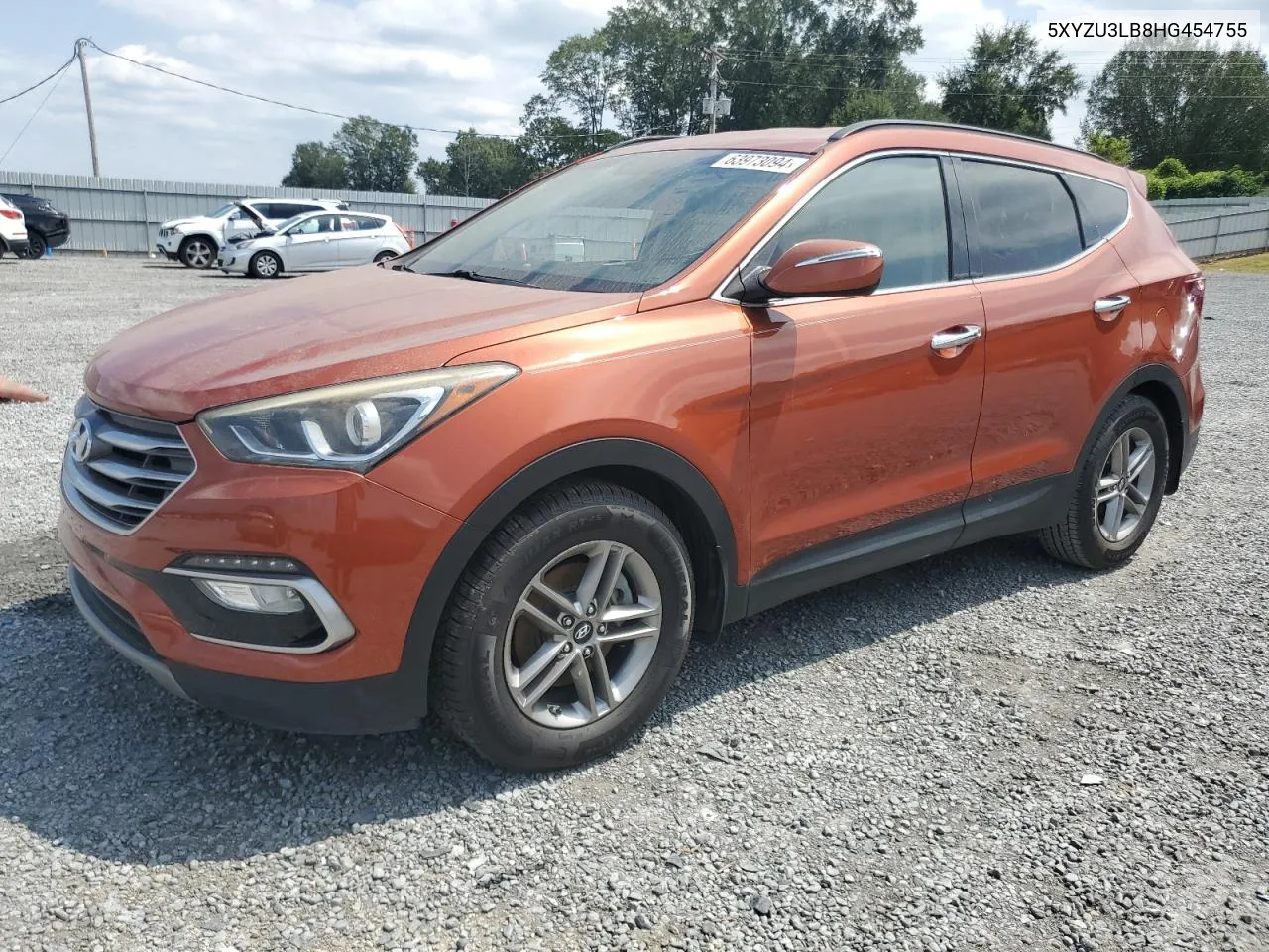 5XYZU3LB8HG454755 2017 Hyundai Santa Fe Sport