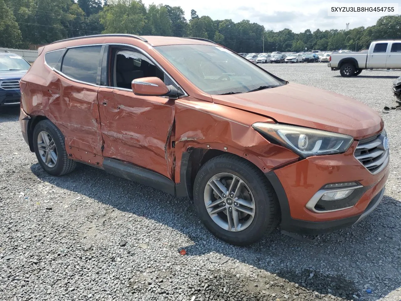 2017 Hyundai Santa Fe Sport VIN: 5XYZU3LB8HG454755 Lot: 63973094