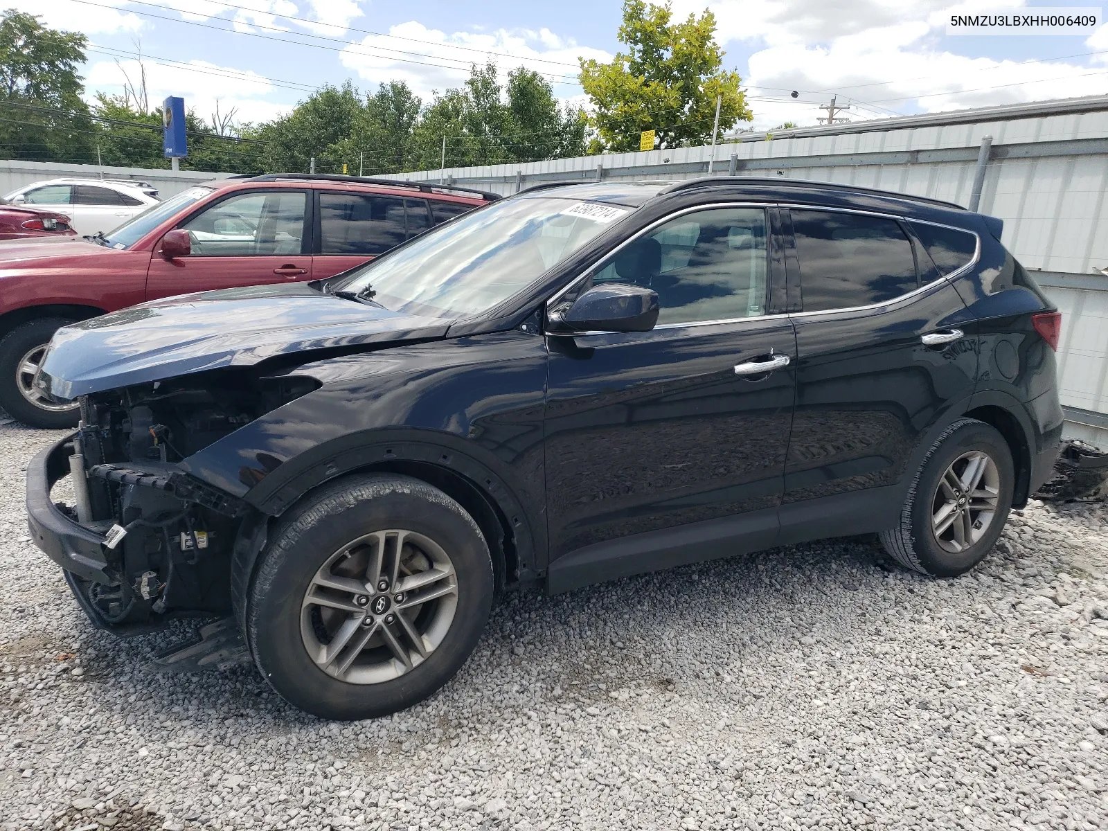 2017 Hyundai Santa Fe Sport VIN: 5NMZU3LBXHH006409 Lot: 63987214