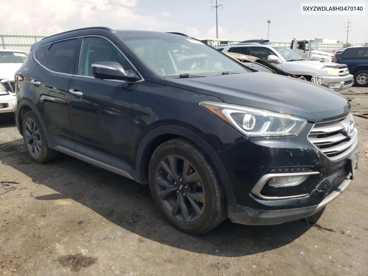 5XYZWDLA8HG470140 2017 Hyundai Santa Fe Sport