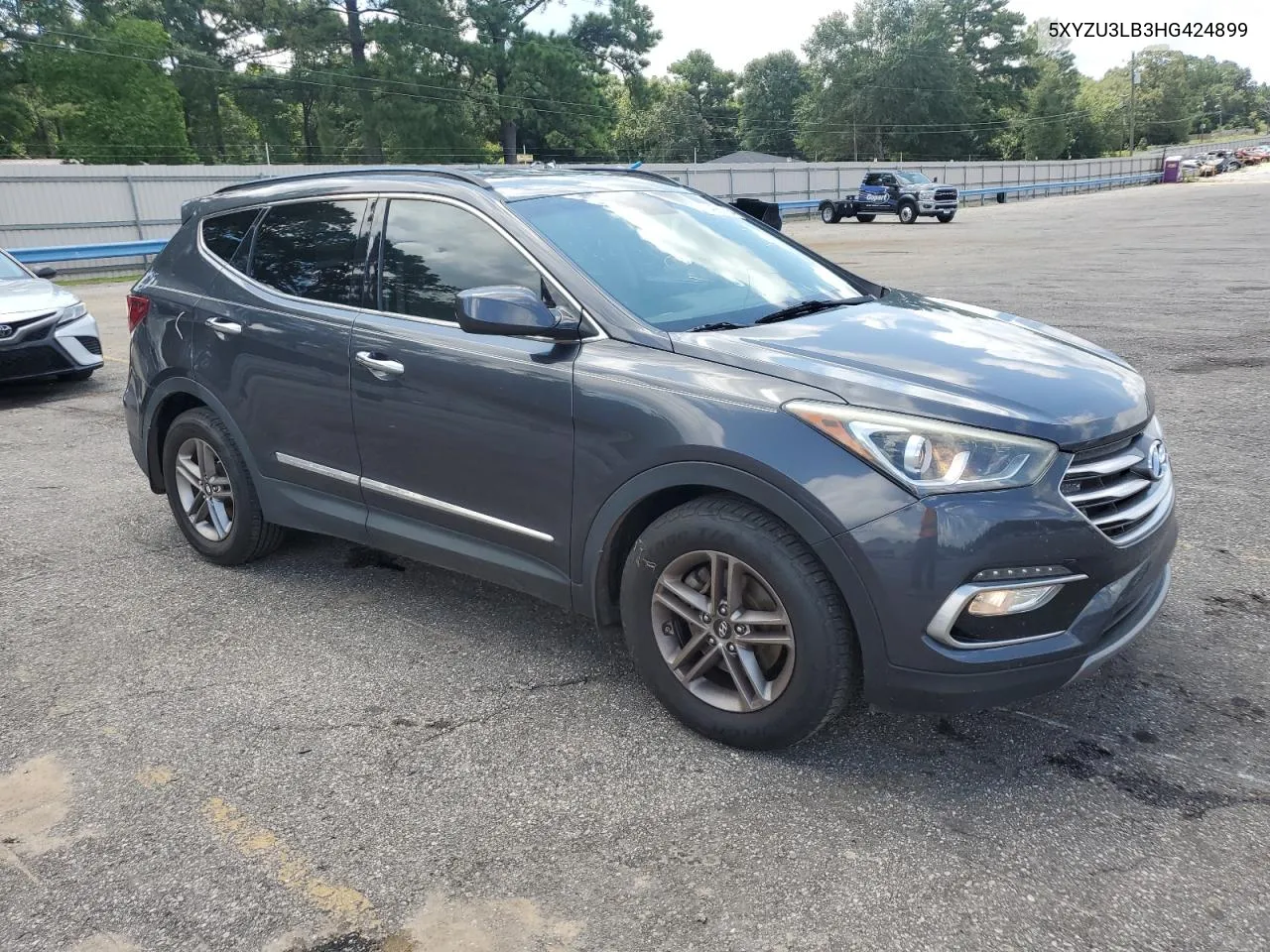 2017 Hyundai Santa Fe Sport VIN: 5XYZU3LB3HG424899 Lot: 64966034