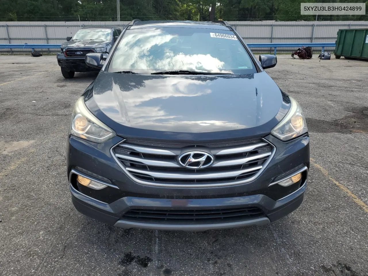 2017 Hyundai Santa Fe Sport VIN: 5XYZU3LB3HG424899 Lot: 64966034