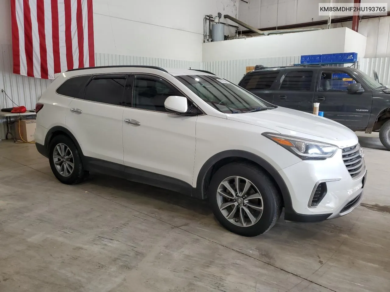 2017 Hyundai Santa Fe Se VIN: KM8SMDHF2HU193765 Lot: 65019854