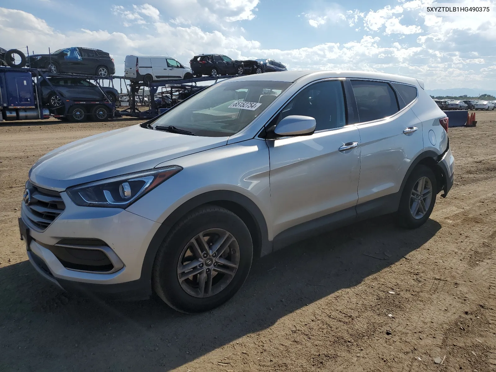 5XYZTDLB1HG490375 2017 Hyundai Santa Fe Sport