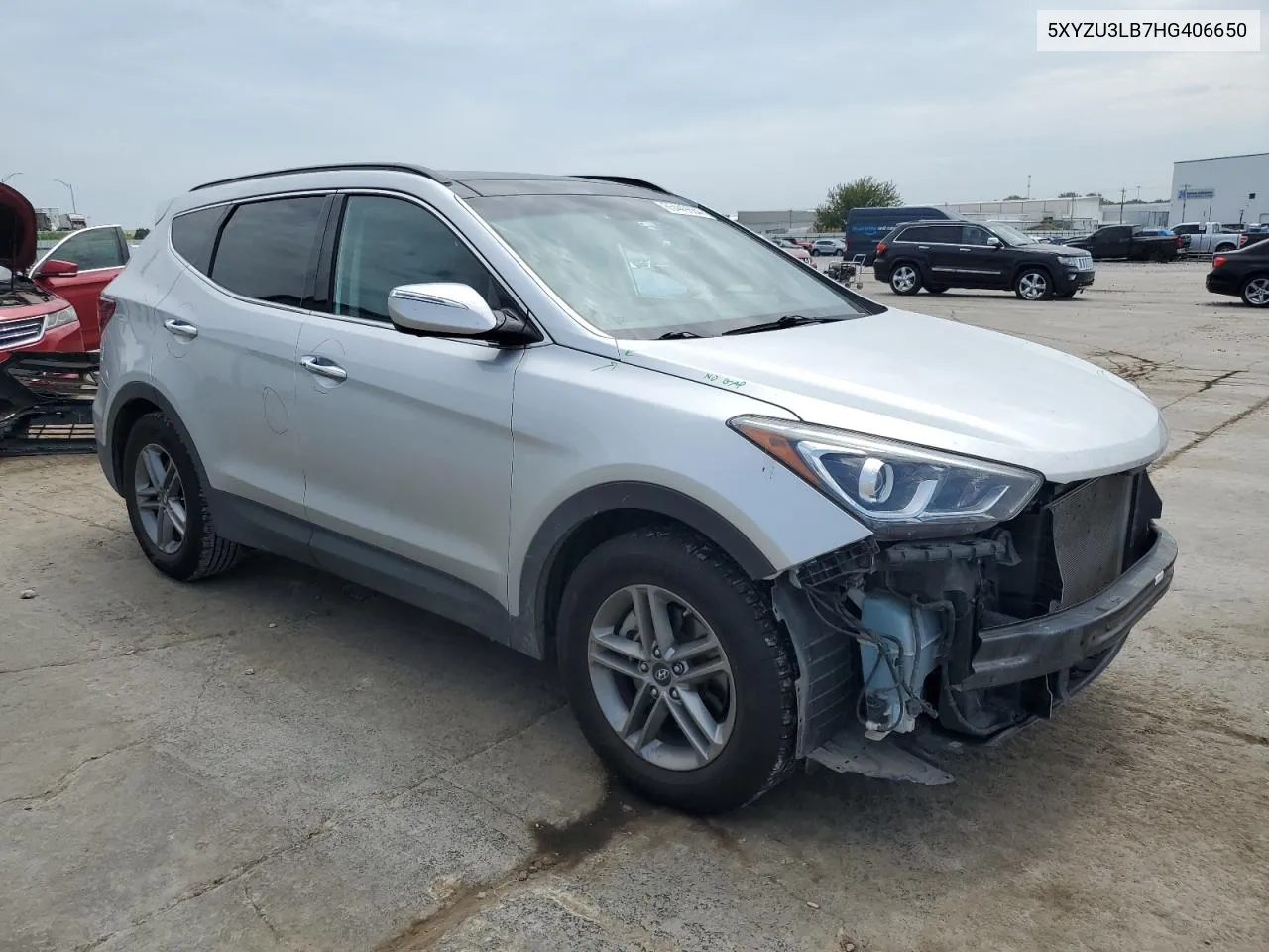 2017 Hyundai Santa Fe Sport VIN: 5XYZU3LB7HG406650 Lot: 65449884