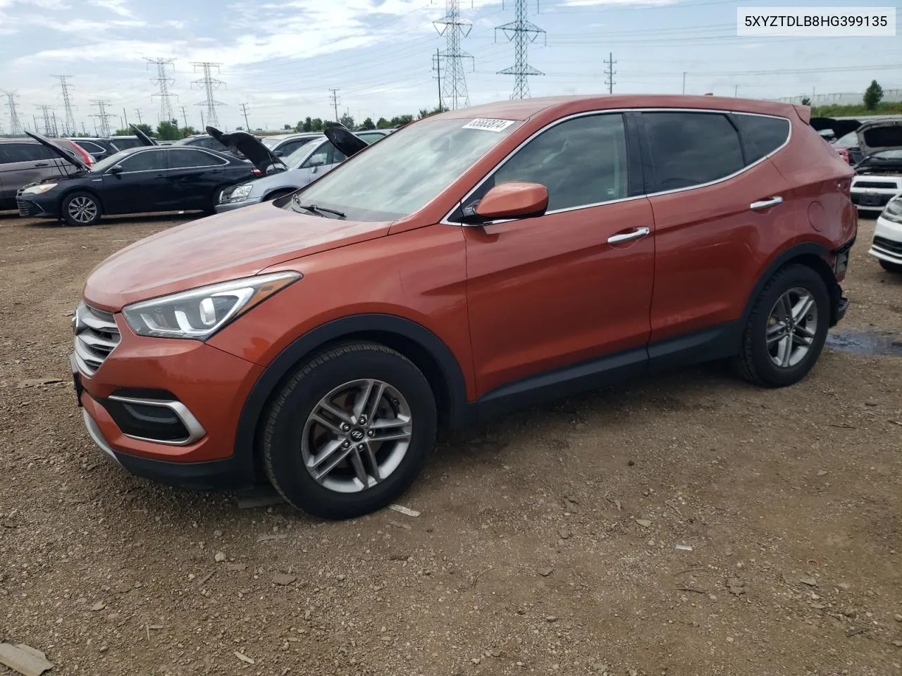 5XYZTDLB8HG399135 2017 Hyundai Santa Fe Sport