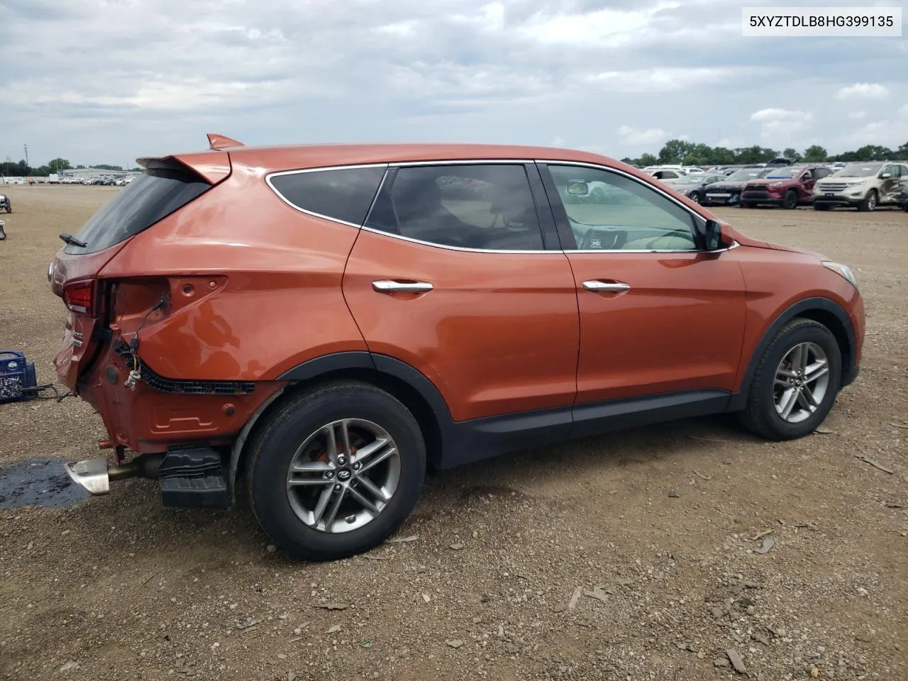 5XYZTDLB8HG399135 2017 Hyundai Santa Fe Sport