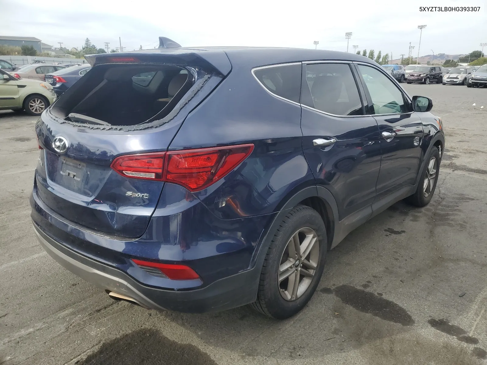 2017 Hyundai Santa Fe Sport VIN: 5XYZT3LB0HG393307 Lot: 66145014