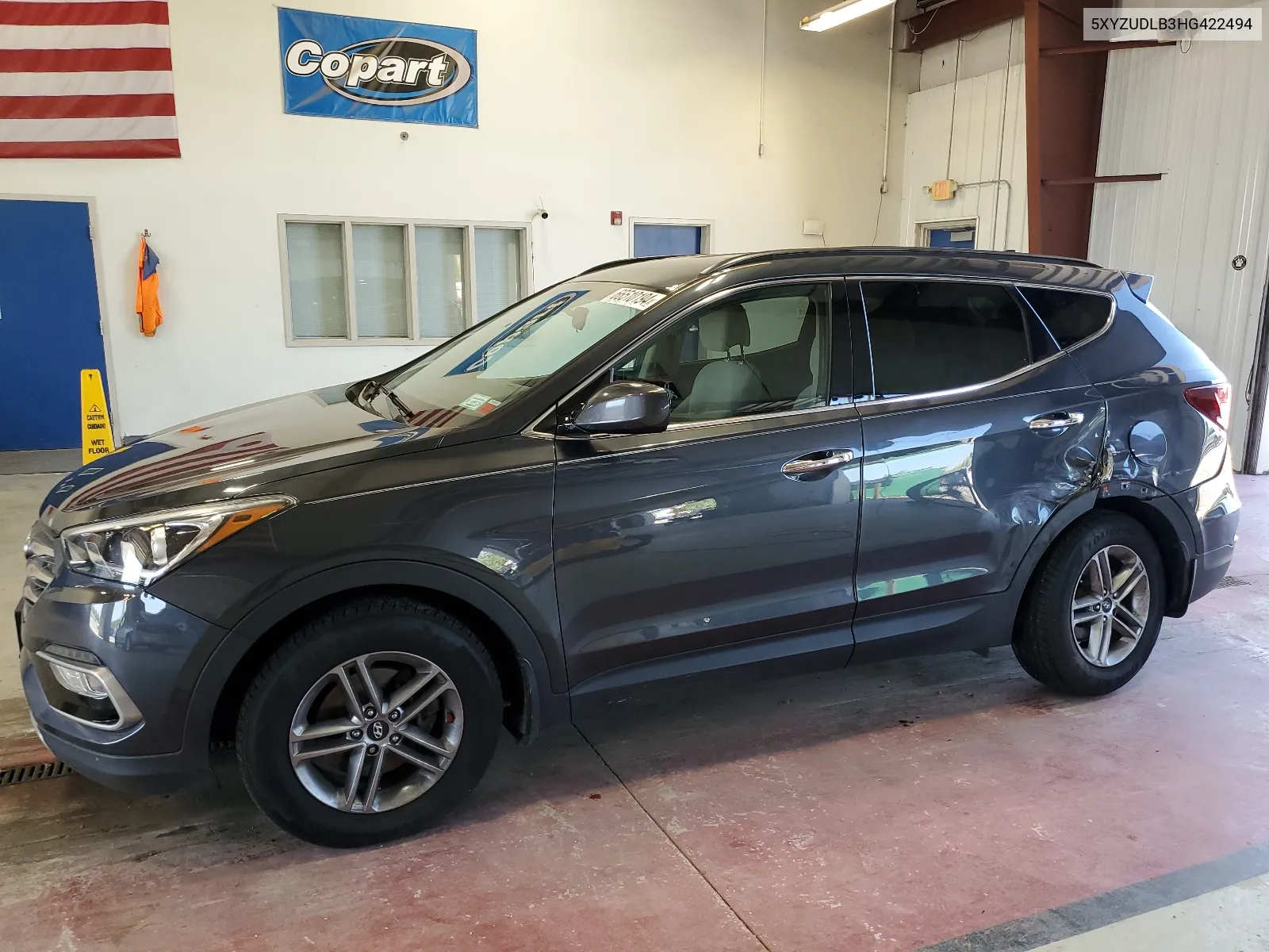 2017 Hyundai Santa Fe Sport VIN: 5XYZUDLB3HG422494 Lot: 66510194