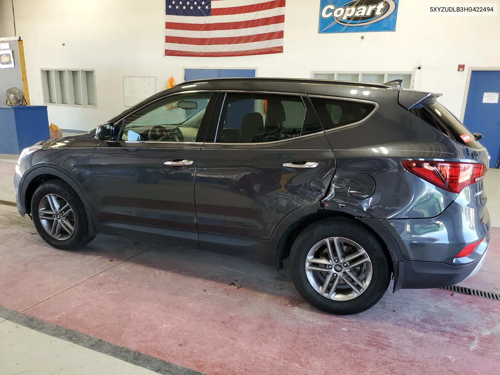 2017 Hyundai Santa Fe Sport VIN: 5XYZUDLB3HG422494 Lot: 66510194