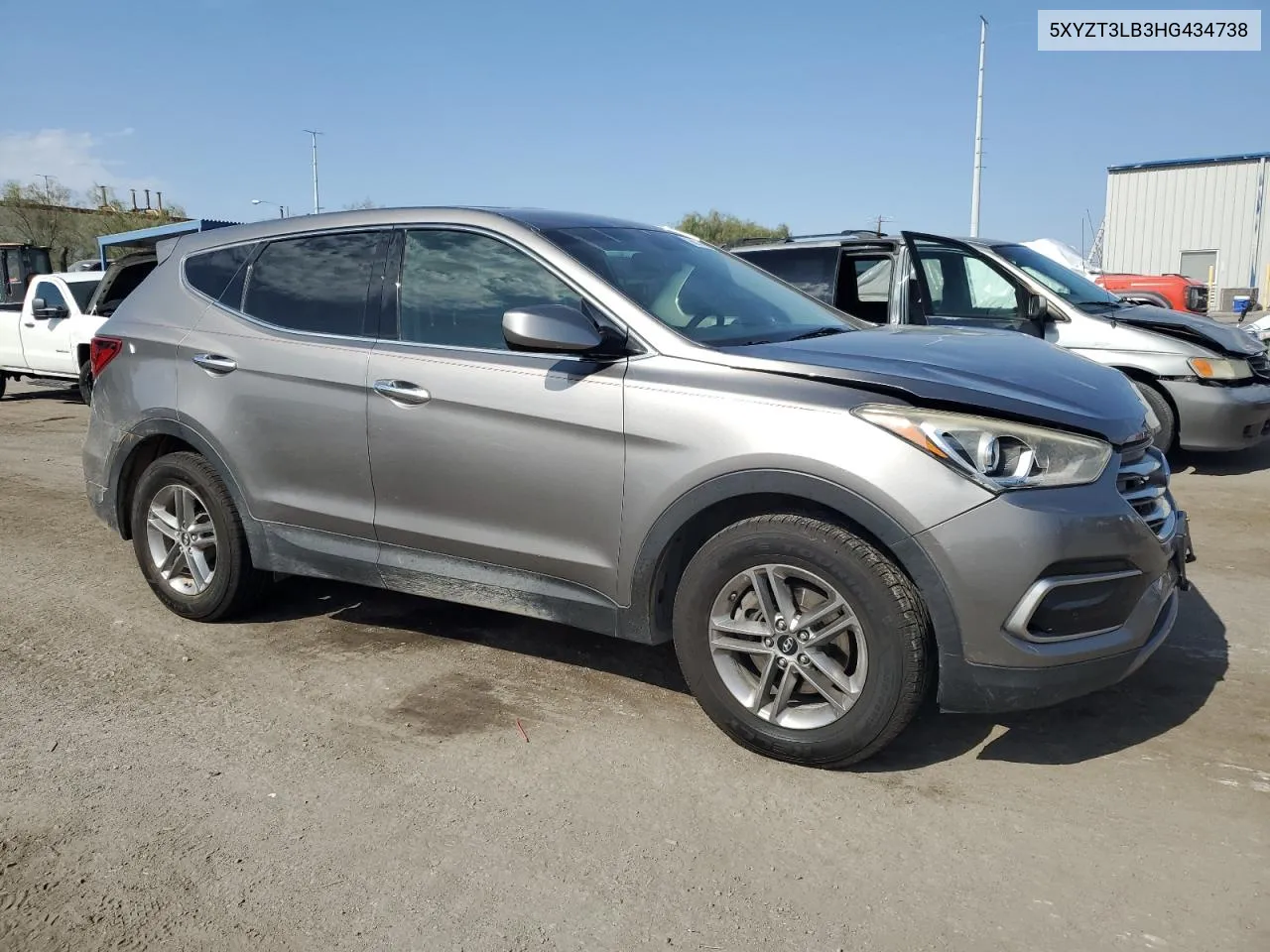 2017 Hyundai Santa Fe Sport VIN: 5XYZT3LB3HG434738 Lot: 66624614