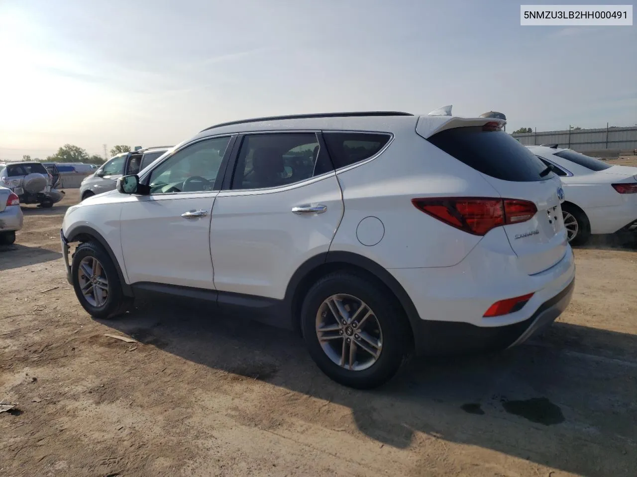 5NMZU3LB2HH000491 2017 Hyundai Santa Fe Sport