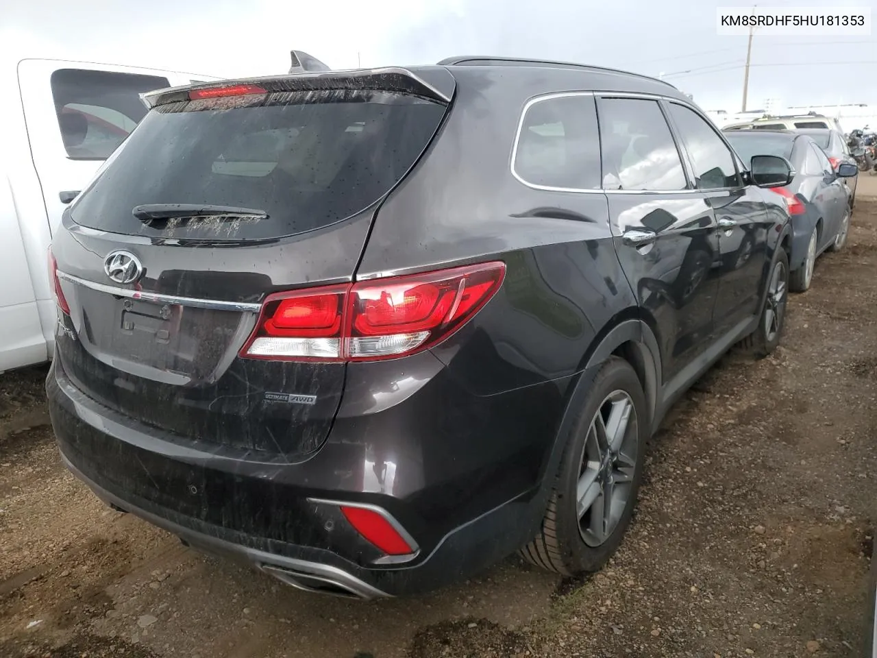 KM8SRDHF5HU181353 2017 Hyundai Santa Fe Se Ultimate