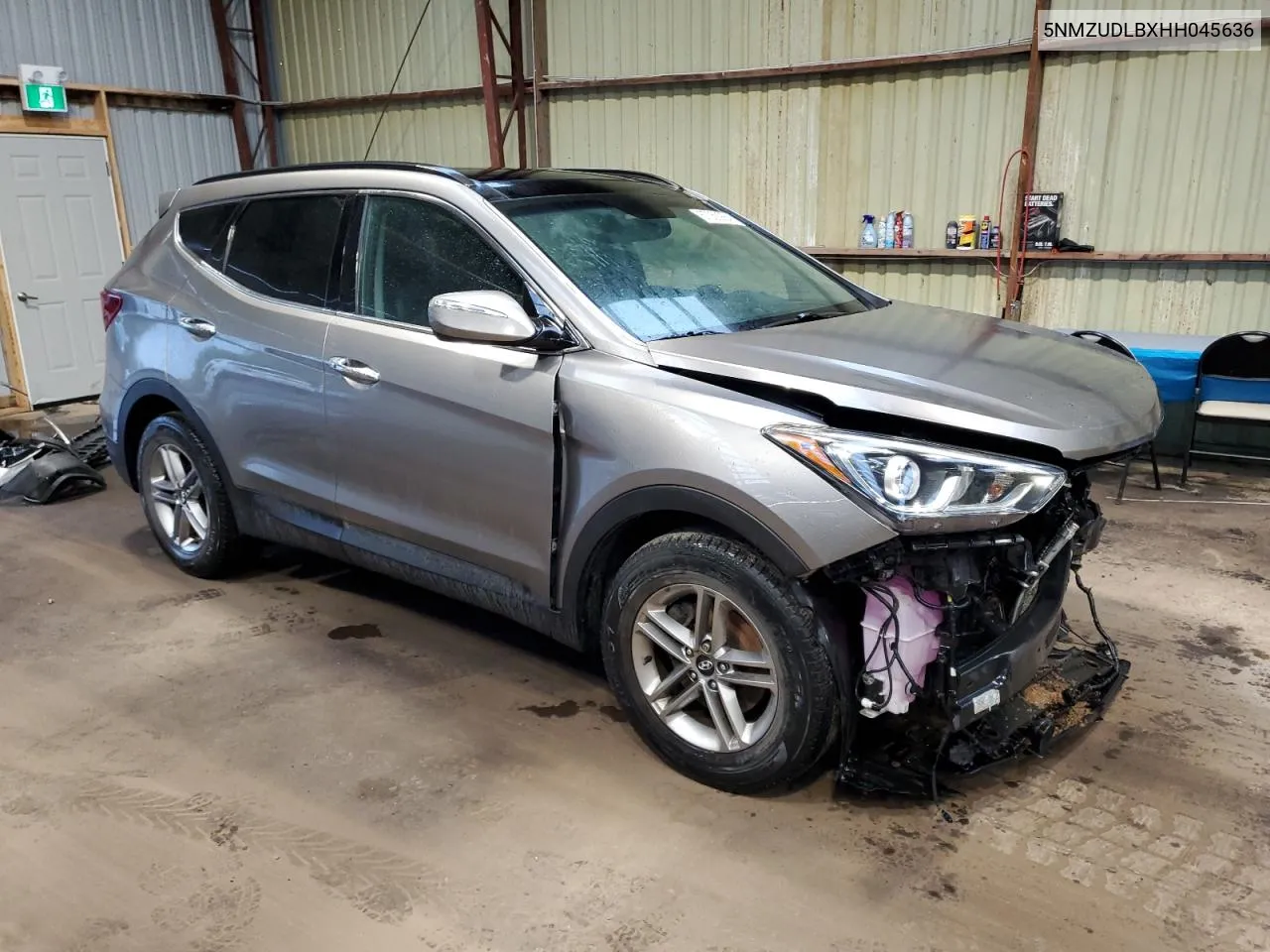 5NMZUDLBXHH045636 2017 Hyundai Santa Fe Sport