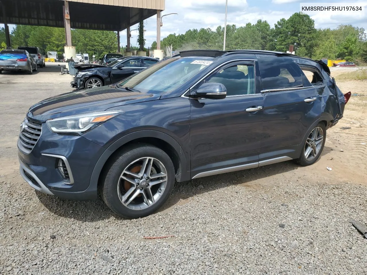 KM8SRDHF5HU197634 2017 Hyundai Santa Fe Se Ultimate