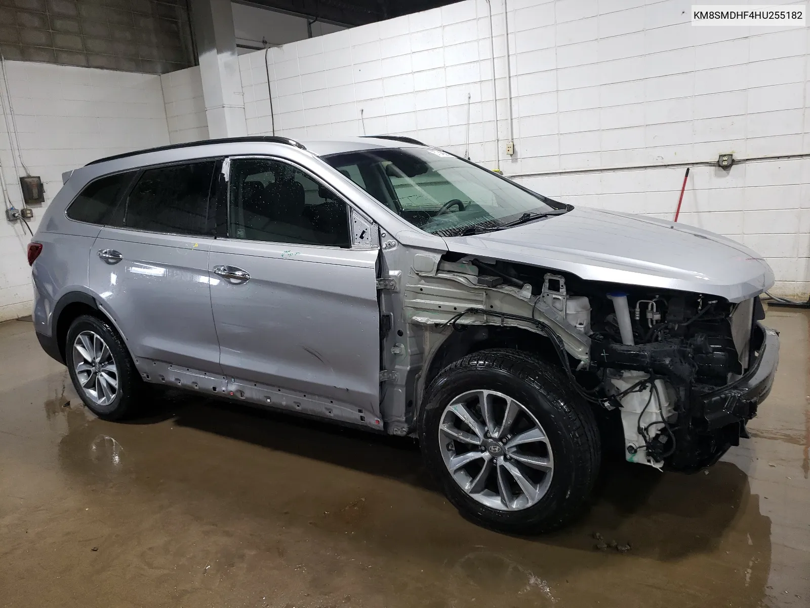 KM8SMDHF4HU255182 2017 Hyundai Santa Fe Se