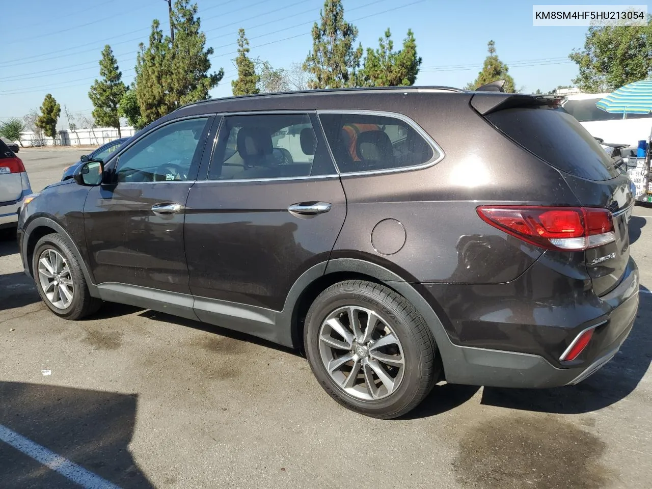 KM8SM4HF5HU213054 2017 Hyundai Santa Fe Se