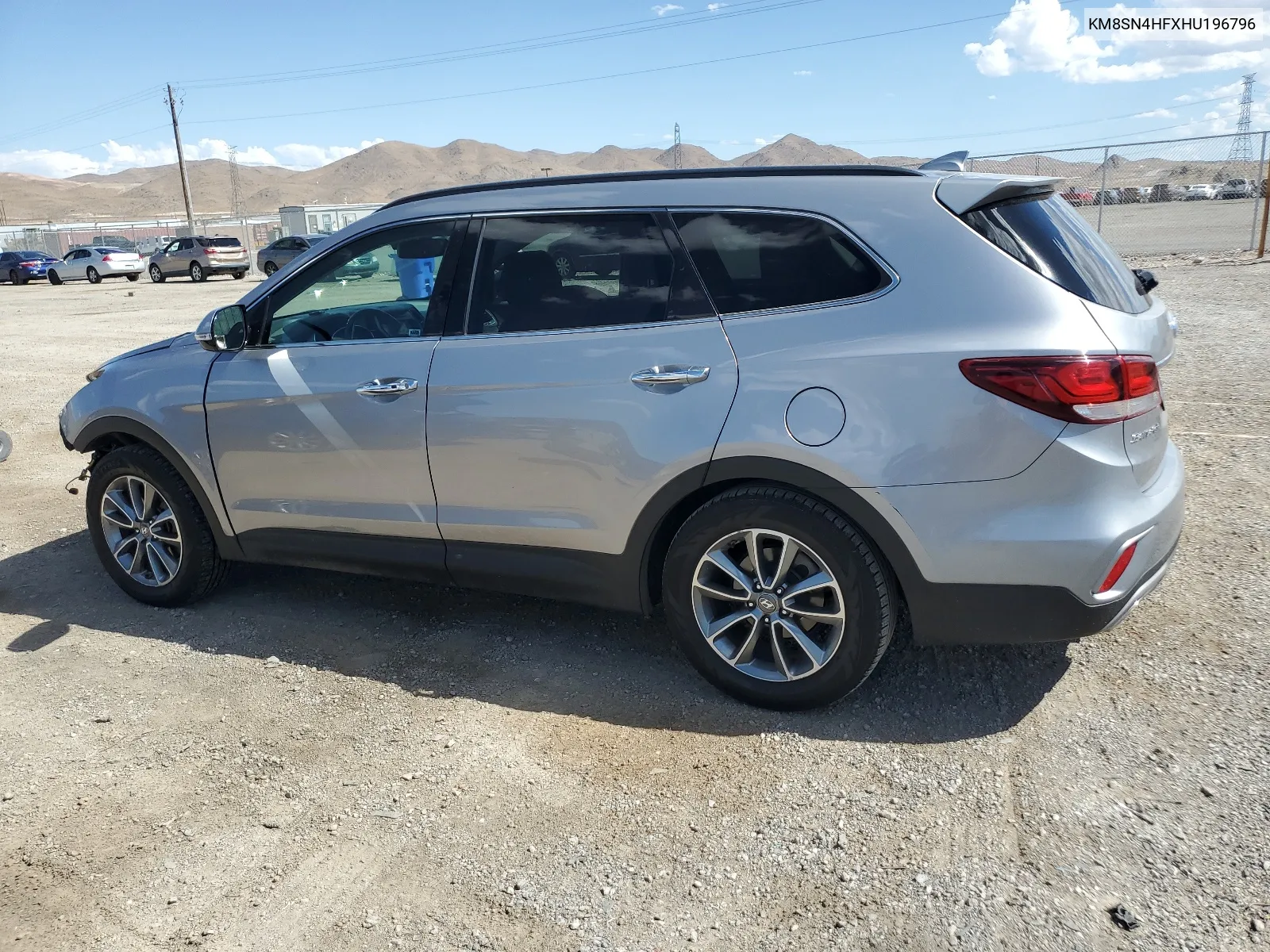 2017 Hyundai Santa Fe Se VIN: KM8SN4HFXHU196796 Lot: 67711754