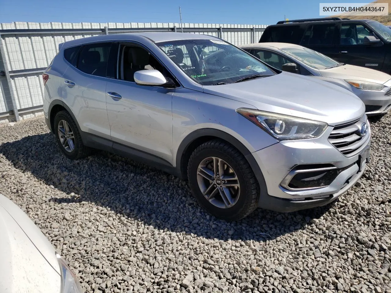 2017 Hyundai Santa Fe Sport VIN: 5XYZTDLB4HG443647 Lot: 67767884