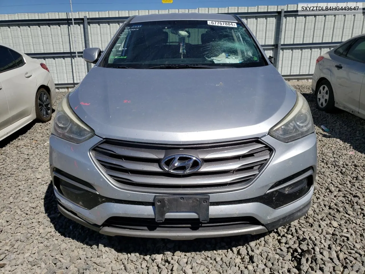 5XYZTDLB4HG443647 2017 Hyundai Santa Fe Sport