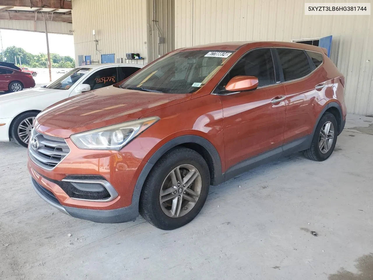 2017 Hyundai Santa Fe Sport VIN: 5XYZT3LB6HG381744 Lot: 67788874