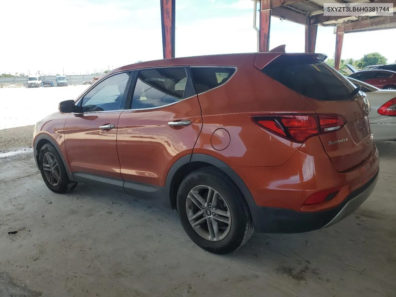 5XYZT3LB6HG381744 2017 Hyundai Santa Fe Sport