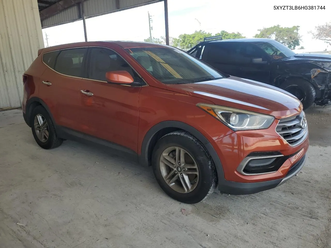 5XYZT3LB6HG381744 2017 Hyundai Santa Fe Sport