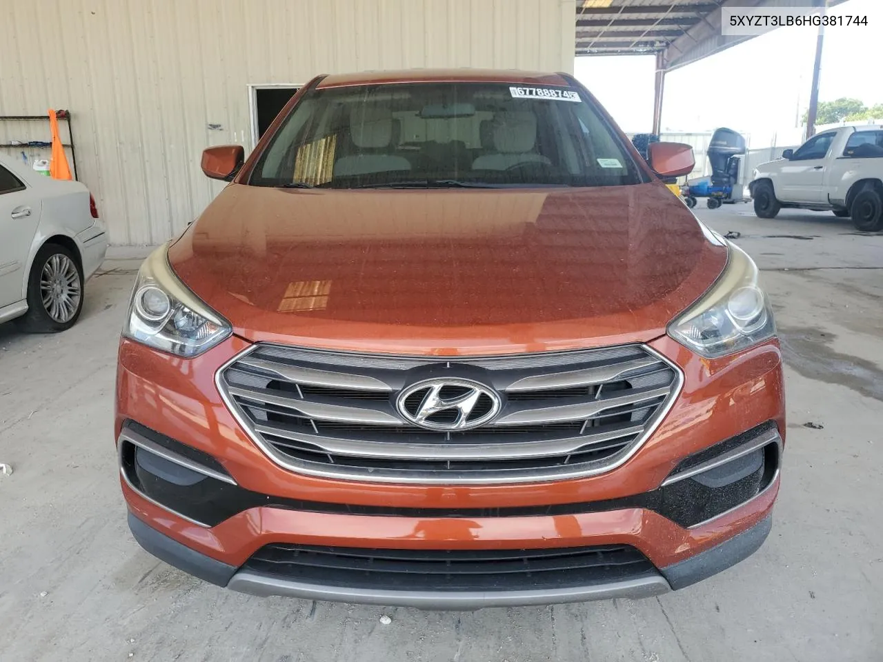 2017 Hyundai Santa Fe Sport VIN: 5XYZT3LB6HG381744 Lot: 67788874