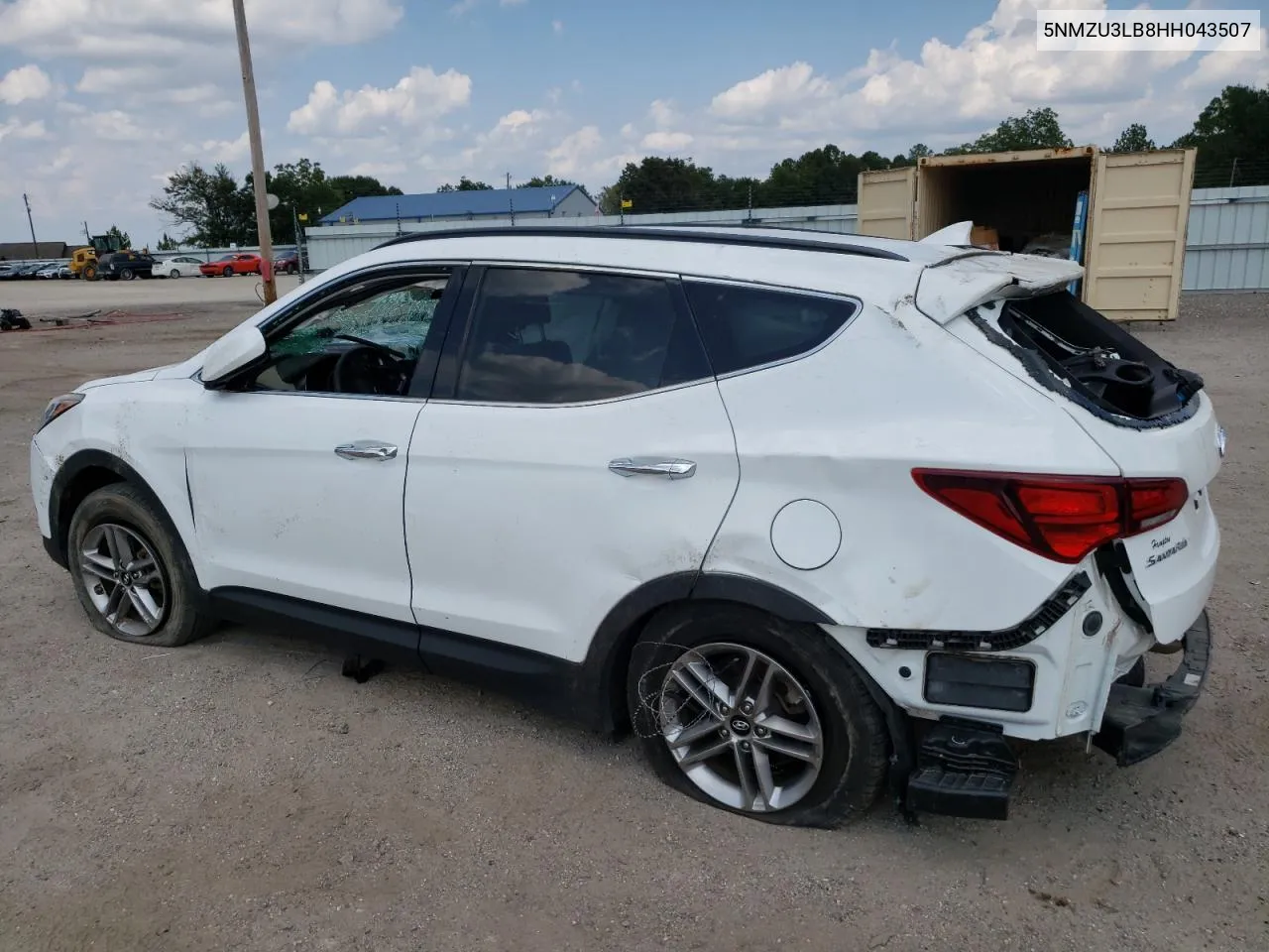 2017 Hyundai Santa Fe Sport VIN: 5NMZU3LB8HH043507 Lot: 67937364