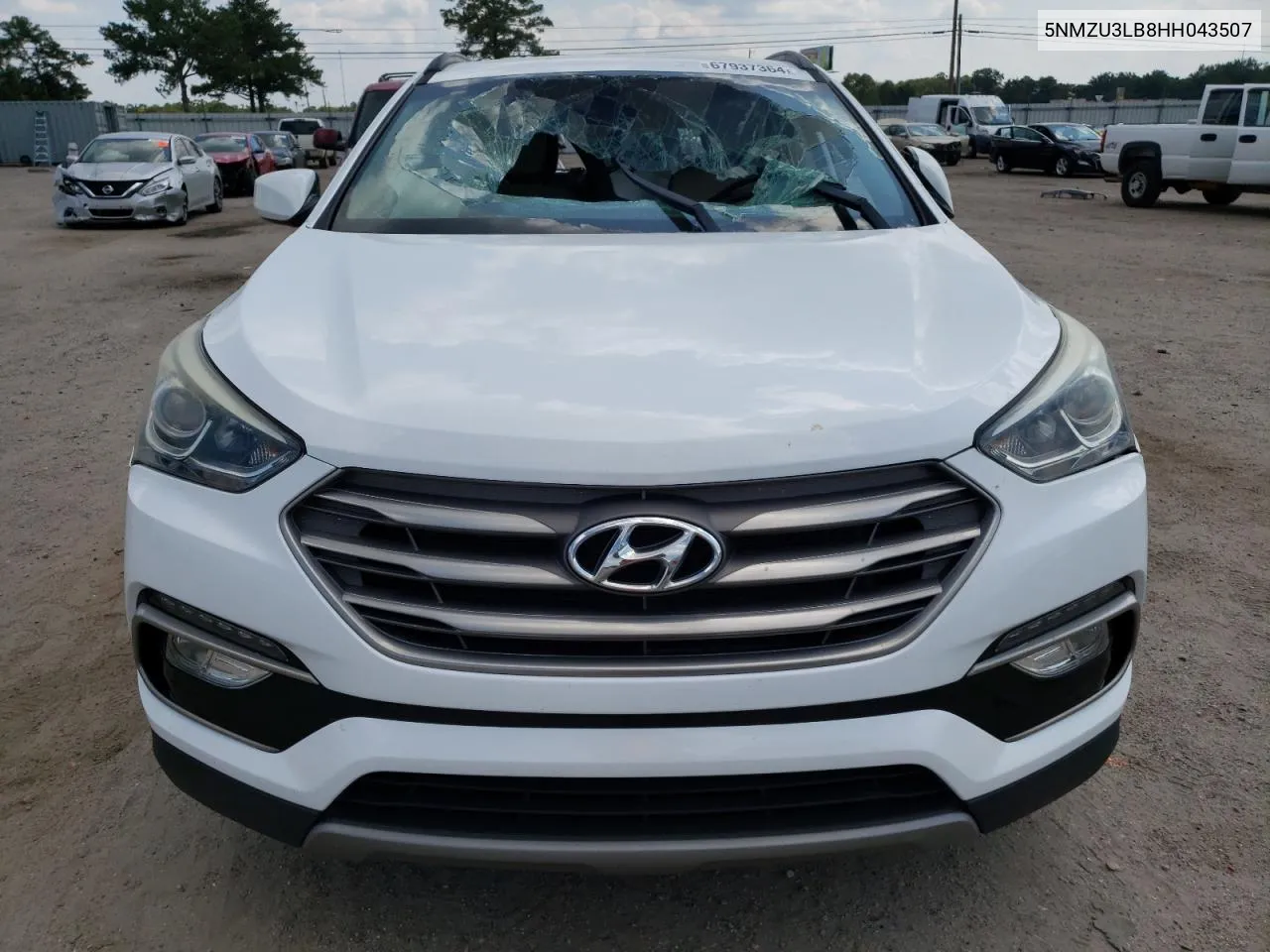 2017 Hyundai Santa Fe Sport VIN: 5NMZU3LB8HH043507 Lot: 67937364