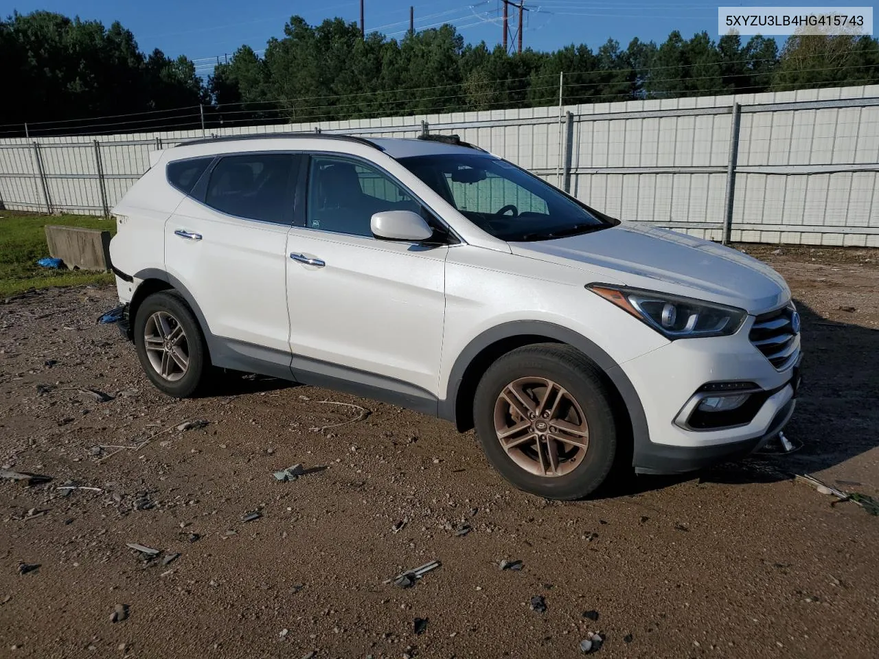 2017 Hyundai Santa Fe Sport VIN: 5XYZU3LB4HG415743 Lot: 68028414