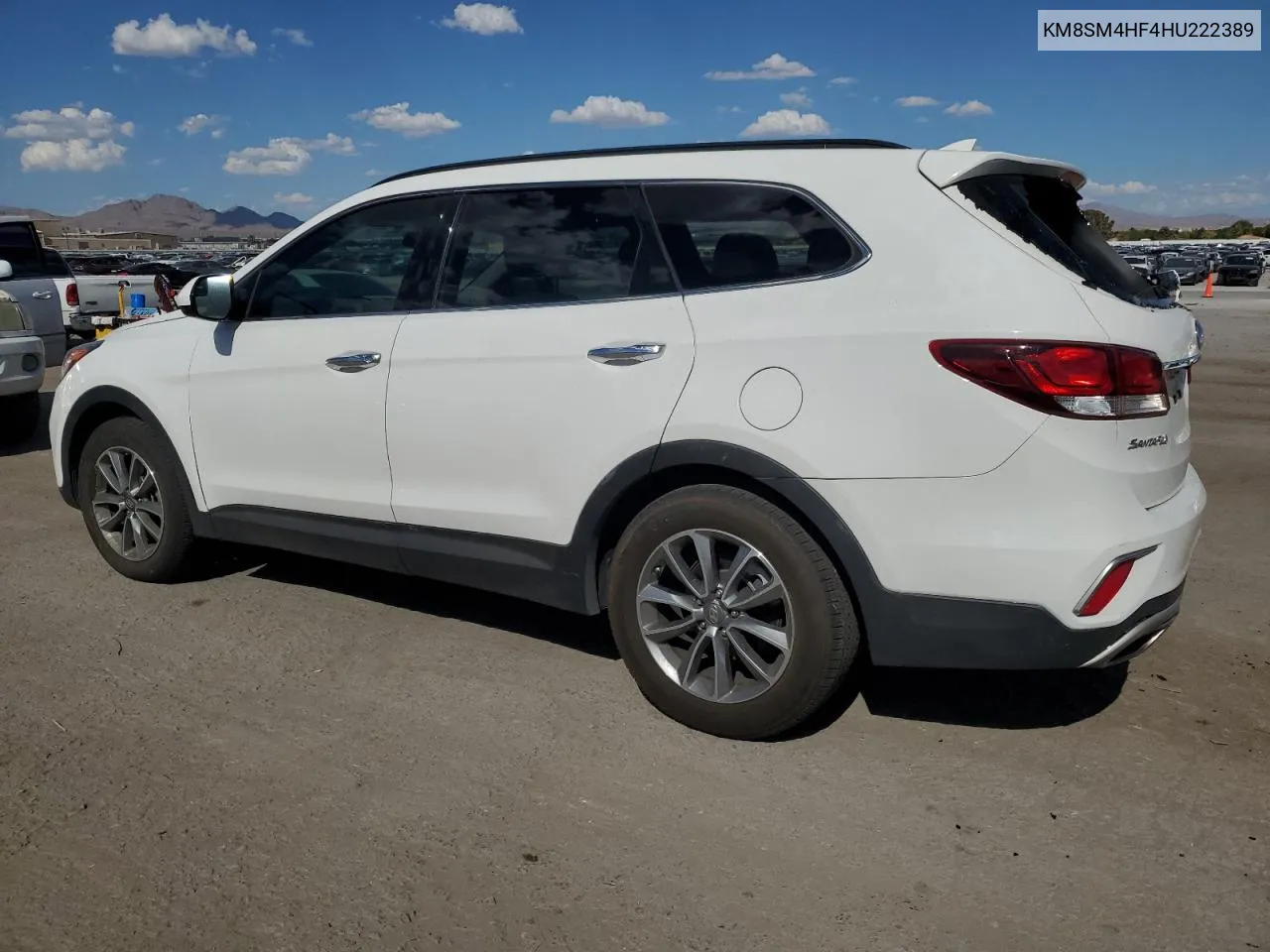 2017 Hyundai Santa Fe Se VIN: KM8SM4HF4HU222389 Lot: 68144284