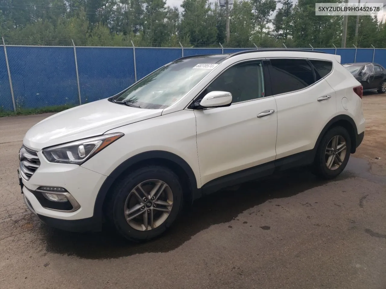 2017 Hyundai Santa Fe Sport VIN: 5XYZUDLB9HG452678 Lot: 68278574