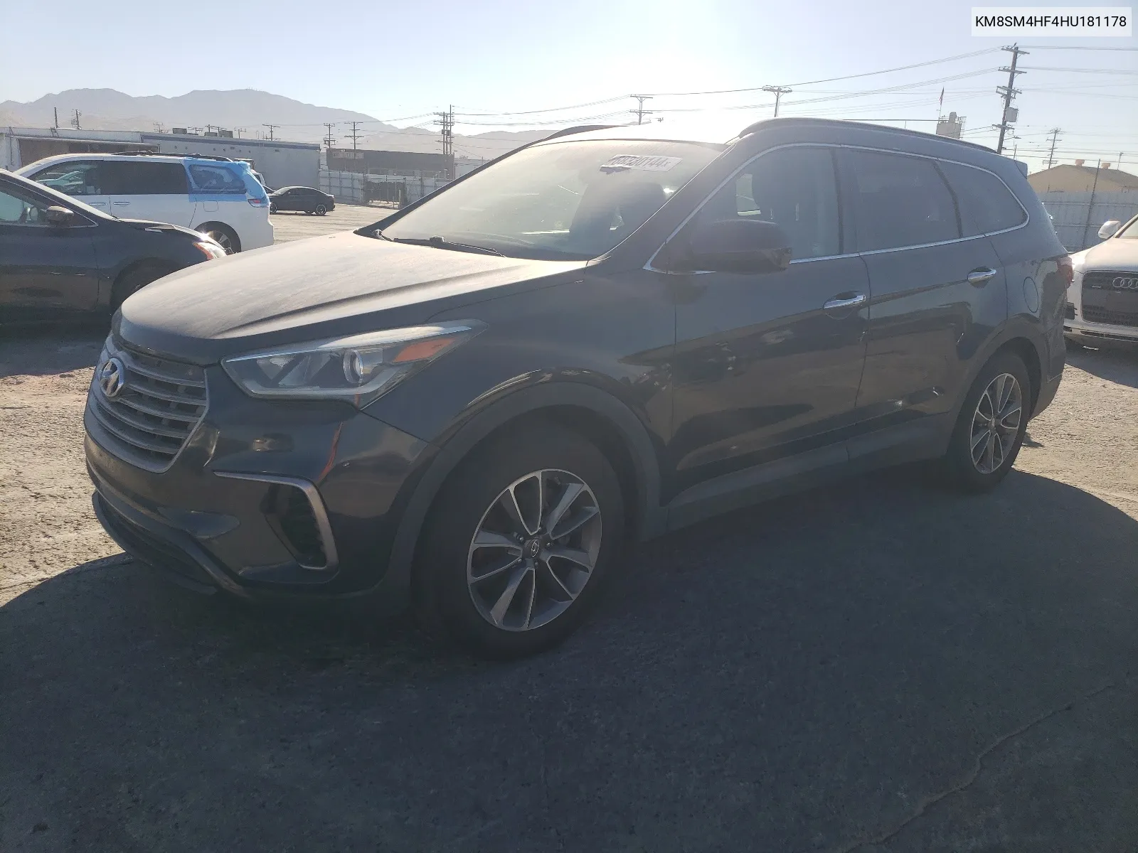 KM8SM4HF4HU181178 2017 Hyundai Santa Fe Se