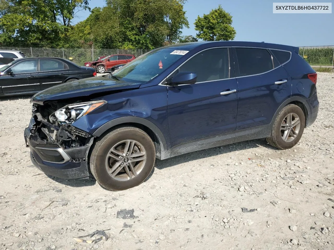 2017 Hyundai Santa Fe Sport VIN: 5XYZTDLB6HG437722 Lot: 68479244