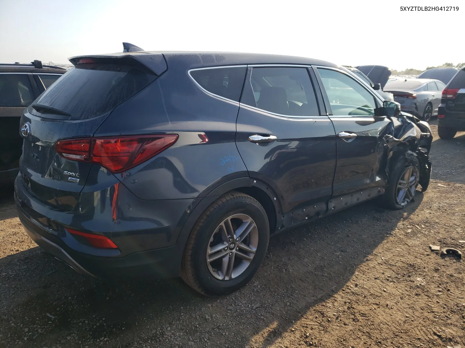 2017 Hyundai Santa Fe Sport VIN: 5XYZTDLB2HG412719 Lot: 68528124