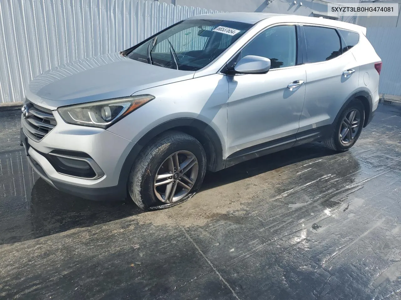 2017 Hyundai Santa Fe Sport VIN: 5XYZT3LB0HG474081 Lot: 68537654