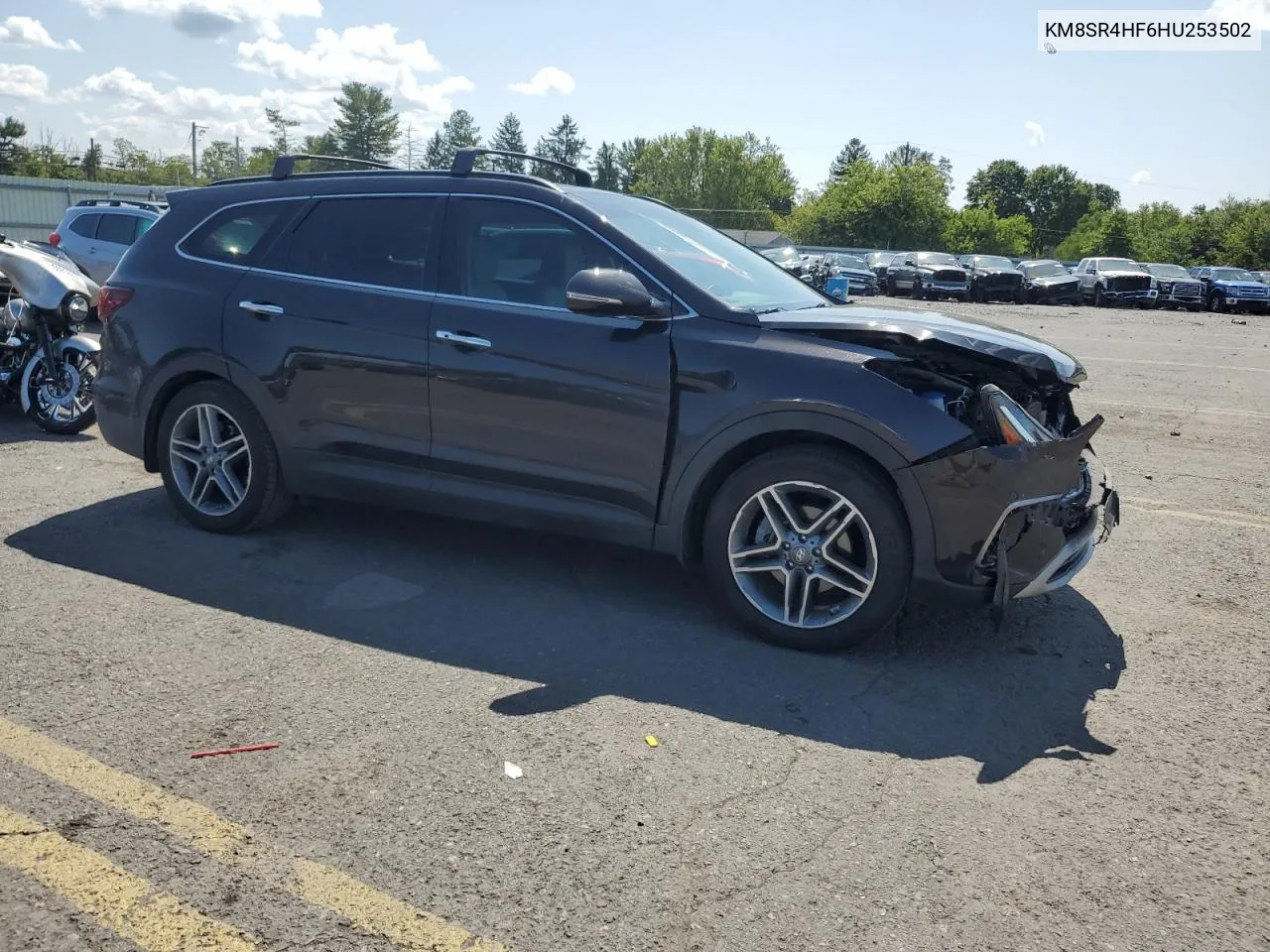 KM8SR4HF6HU253502 2017 Hyundai Santa Fe Se Ultimate