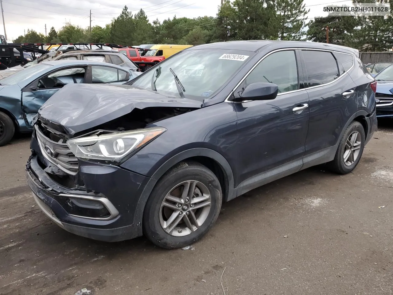 5NMZTDLB2HH011628 2017 Hyundai Santa Fe Sport