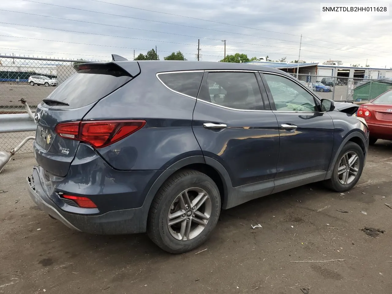 5NMZTDLB2HH011628 2017 Hyundai Santa Fe Sport