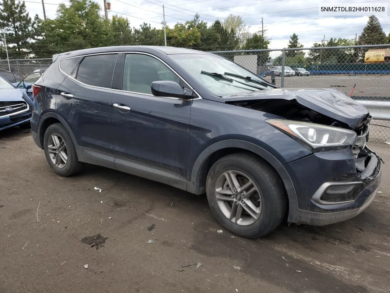 5NMZTDLB2HH011628 2017 Hyundai Santa Fe Sport