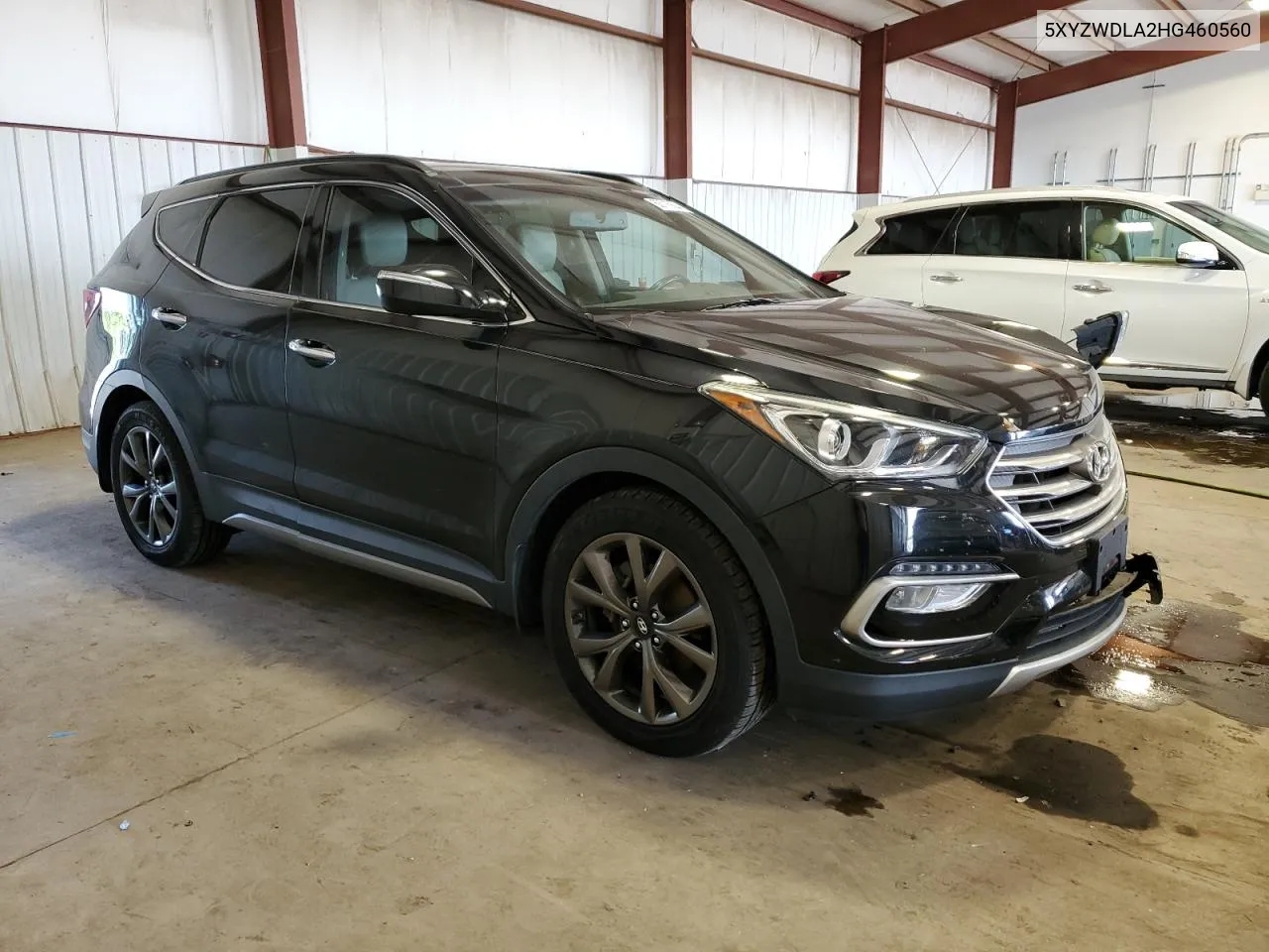 5XYZWDLA2HG460560 2017 Hyundai Santa Fe Sport