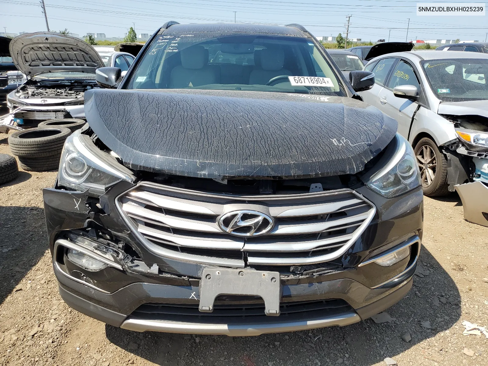 5NMZUDLBXHH025239 2017 Hyundai Santa Fe Sport