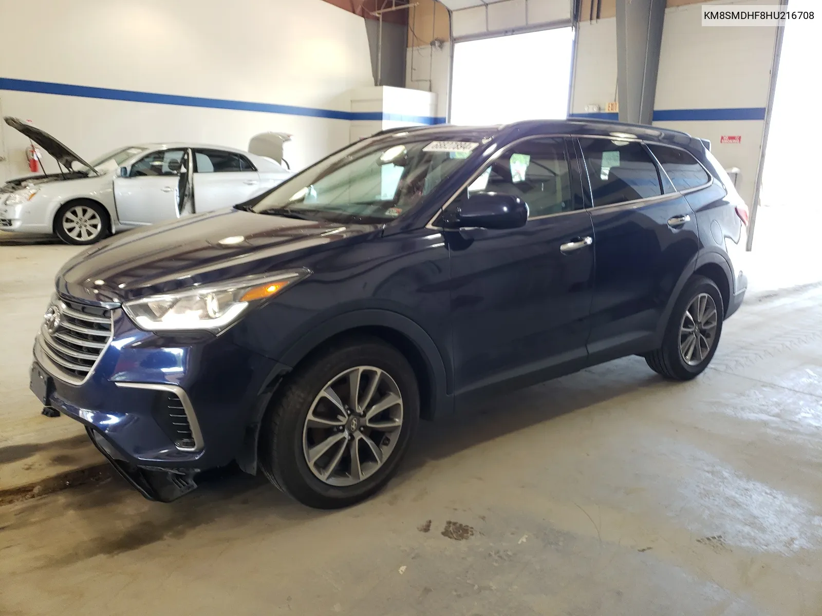 2017 Hyundai Santa Fe Se VIN: KM8SMDHF8HU216708 Lot: 68827894