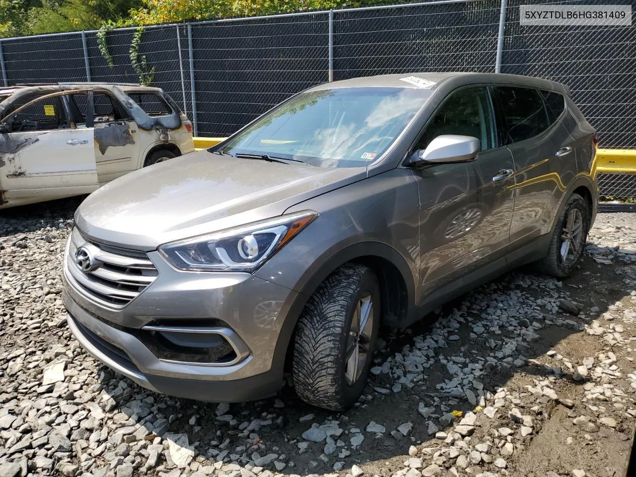 2017 Hyundai Santa Fe Sport VIN: 5XYZTDLB6HG381409 Lot: 68913414