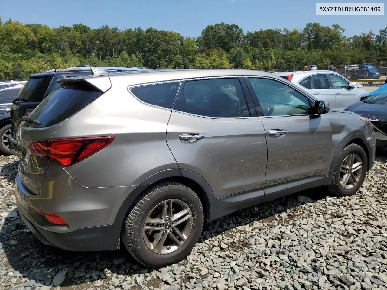 5XYZTDLB6HG381409 2017 Hyundai Santa Fe Sport