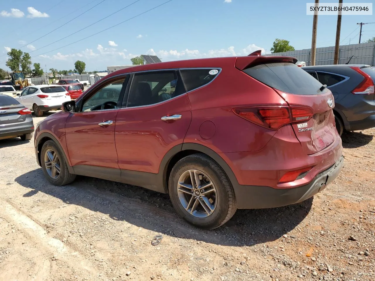 2017 Hyundai Santa Fe Sport VIN: 5XYZT3LB6HG475946 Lot: 68928114